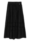Liu •jo Liu Jo Cotton Skirt In Schwarz