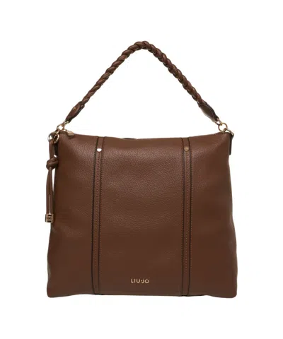 Liu •jo 'fluida' Shoulder Bag In Neutral