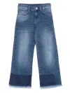 Liu •jo Frayed-hem Jeans In Blue
