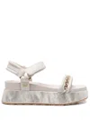 Liu •jo Frida 36 Sandals In Neutrals