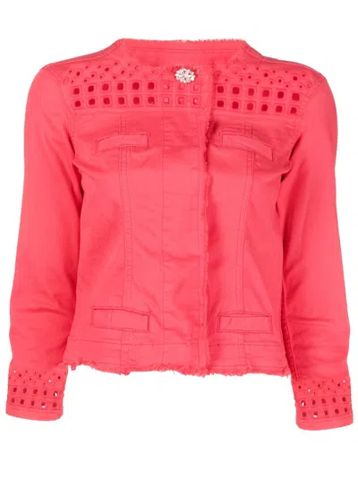 Liu •jo Jacket Liu Jo Woman In Blush Pink