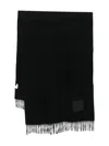 Liu •jo Fringed Scarf In Black