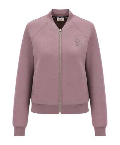Liu •jo Full-zip Sweatshirt In Purple