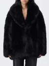 Liu •jo Fur Coats Liu Jo Woman Color Black In Black