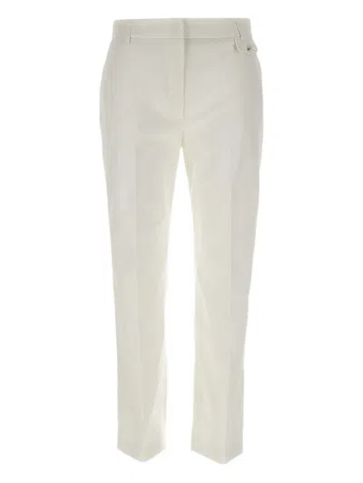 Liu •jo Cotton Chino Pants Back Pocket In Neutral