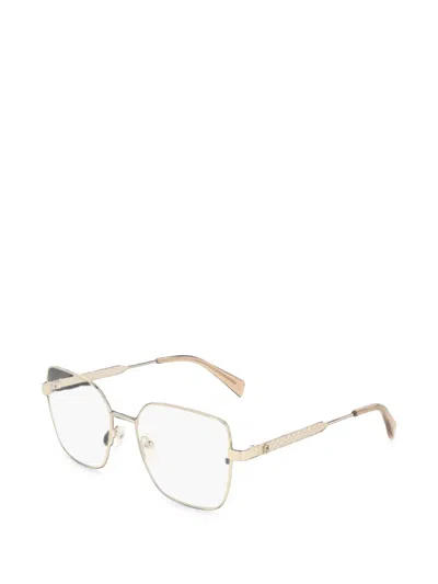 Liu •jo Geometric-frame Glasses In Gold