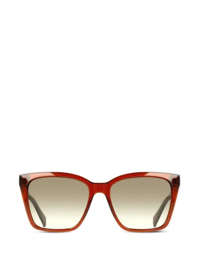 Liu •jo Geometric-frame Sunglasses In Brown