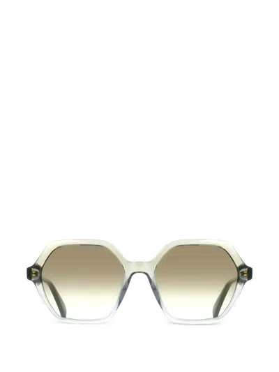 Liu •jo Geometric-frame Sunglasses In Green