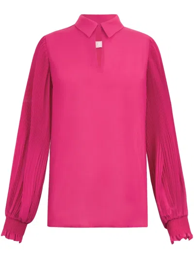 Liu •jo Georgette Blouse In Pink