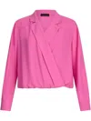 Liu •jo Georgette Blouse In Pink