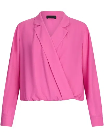 Liu •jo Georgette Blouse In Pink