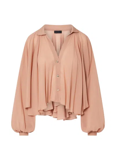 Liu •jo Georgette Shirt In Pink
