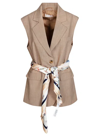 Liu •jo Liu Jo Gilet In Nude
