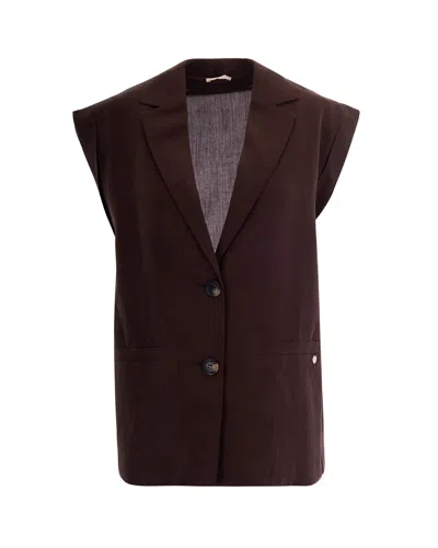 Liu •jo Gilet Tinta Unita Sacher In Multi