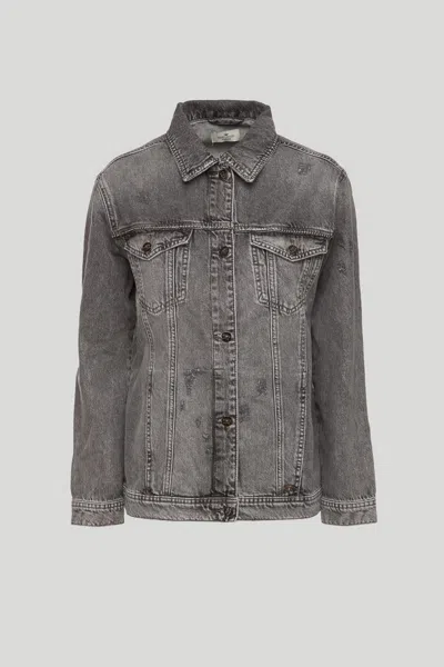 Liu •jo Giubbotto Denim Grigio