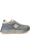 Liu •jo Glitter-detail Sneakers In Blue