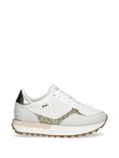 Liu •jo Glitter-embellished Sneakers In Multi