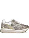 Liu •jo Glitter Sneakers In 金色