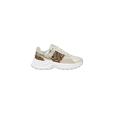 Liu •jo Gold Leather Sneaker