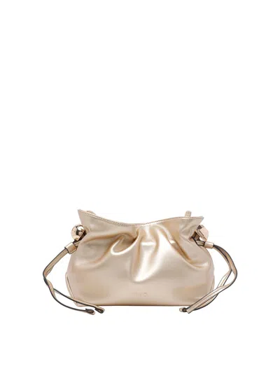 Liu •jo Gold Logo Shoulder Bag