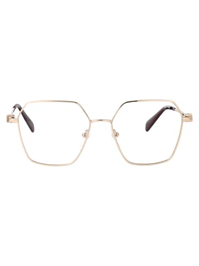 LIU •JO LIU JO GOLD SHINY METAL GLASSES
