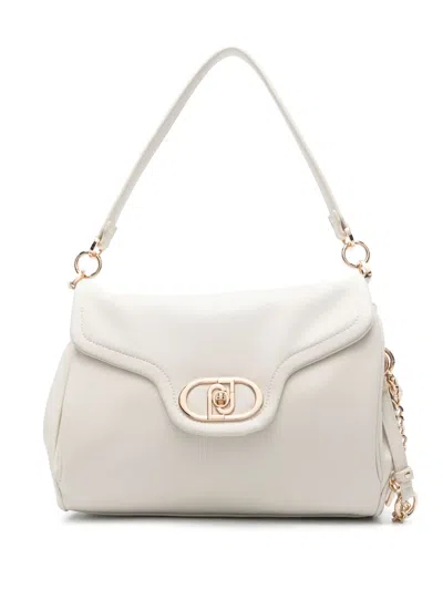 Liu •jo Grained-texture Shoulder Bag In Neutrals