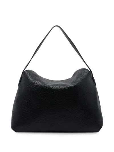 Liu •jo Grained-effect Logo-plaque Tote Bag In Purple