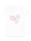 Liu •jo Liu Jo Embellished Graphic Printed T In 白色