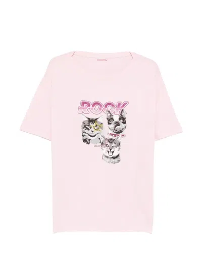 Liu •jo Graphic-print T-shirt In Pink