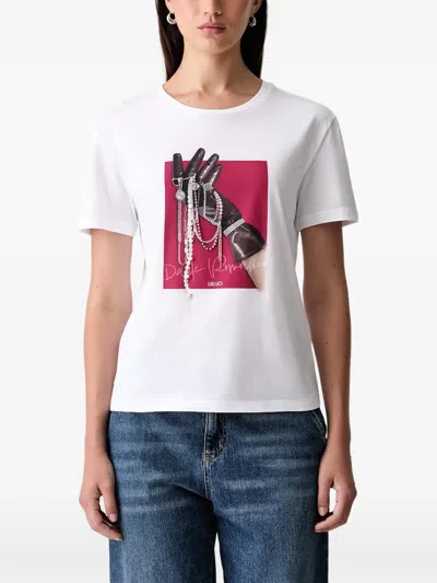 Liu •jo Graphic-print T-shirt In White