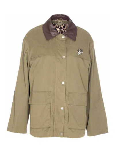 LIU •JO GREEN HEAVY JACKET