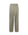 Liu •jo Green Palazzo Pants In Brown