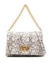 Liu •jo Logo-plaque Cross Body Bag In Grey