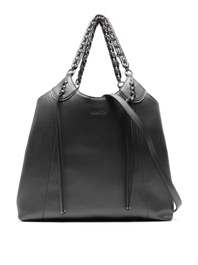 LIU •JO GREY SHOULDER BAG