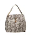 Liu •jo Liu Jo Grey Snake Pattern Shopper Bag