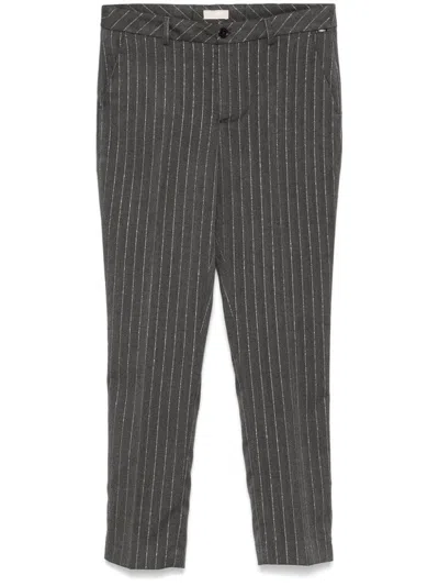 Liu •jo Grey Striped Pants