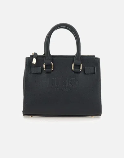 Liu •jo Liu Jo Halona Vegan Leather Handbag In Black