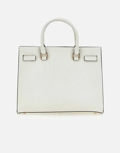 Liu •jo Liu Jo Halona Vegan Leather Handbag In White
