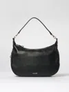 Liu •jo Curved Zip-detail Shoulder Bag In Black