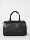 Liu •jo Cross-body Satchel Studded Handles In Black