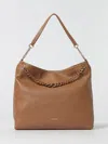 Liu •jo Chain Strap Hobo Shoulder Bag Textured Finish In Brown