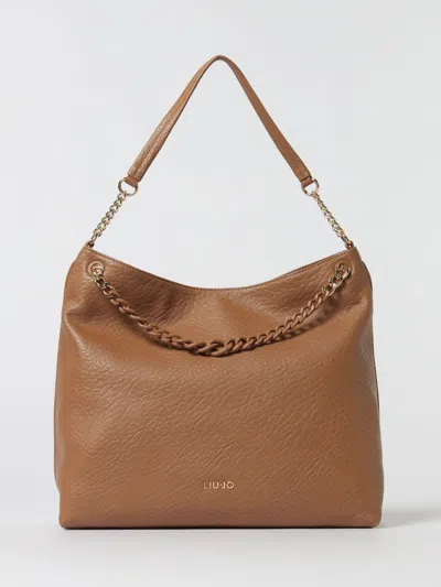 LIU •JO SHOULDER BAG LIU JO WOMAN COLOR BROWN,H37557032