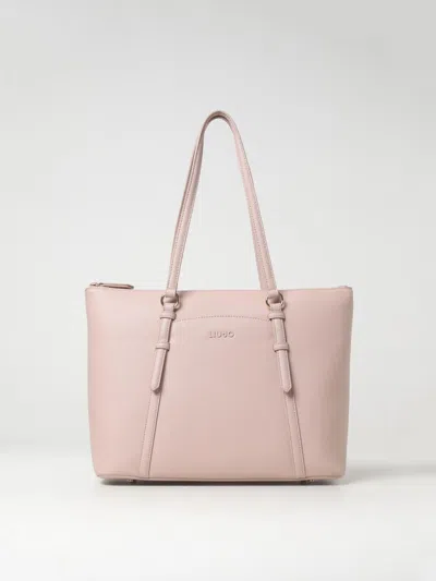 Liu •jo Large Ecs Shoulder Bag In Pink