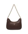 Liu •jo Handbag With Chain Shoulder Strap In Brown