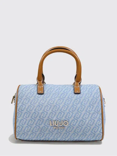 Liu •jo Liu Jo Logo Lettering Tote Bag In Blue