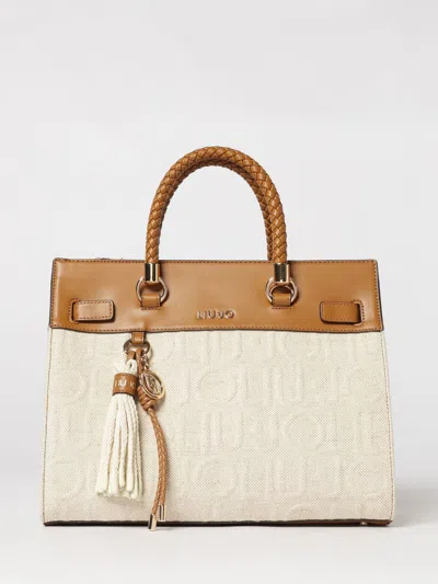 Liu •jo Liu Jo Manhattan Braided-handle Tassel Tote Bag In Brown