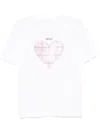 Liu •jo Heart-print T-shirt In White