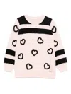 Liu •jo Heart Sweater In Pink