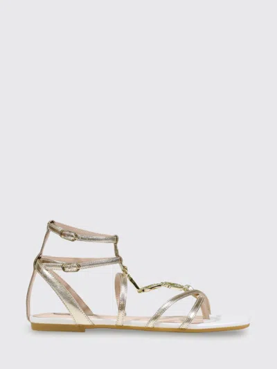 Liu •jo Heeled Sandal Woman Liu Jo In Gold