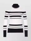 Liu •jo Liu Jo Ribbed Cold-shoulder Sweater With Embellished Neckline